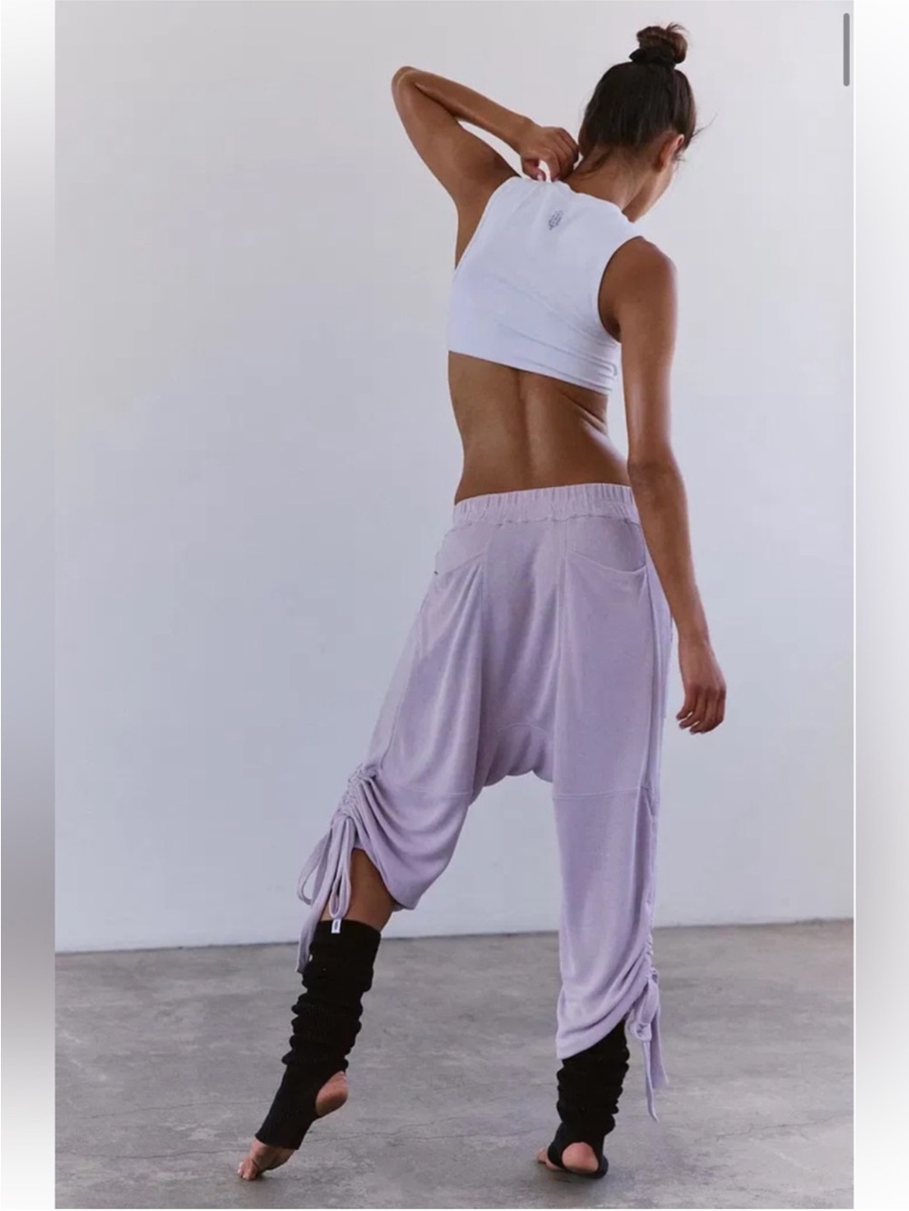 Piroutte Lavender Harem Pants for Women